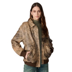 Quilted Lining Leather Jacket